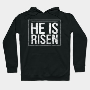 He Is Risen Cool Inspirational Easter Christian Hoodie